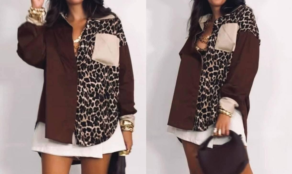 Camicia Leopard