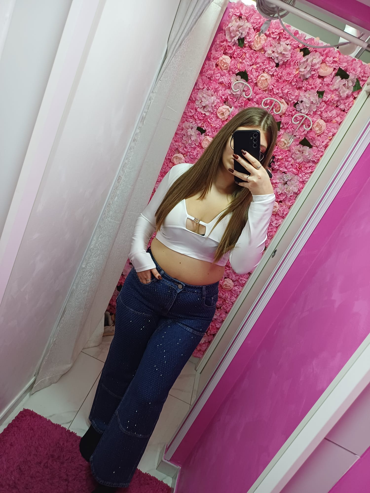 Jeans brillantinato