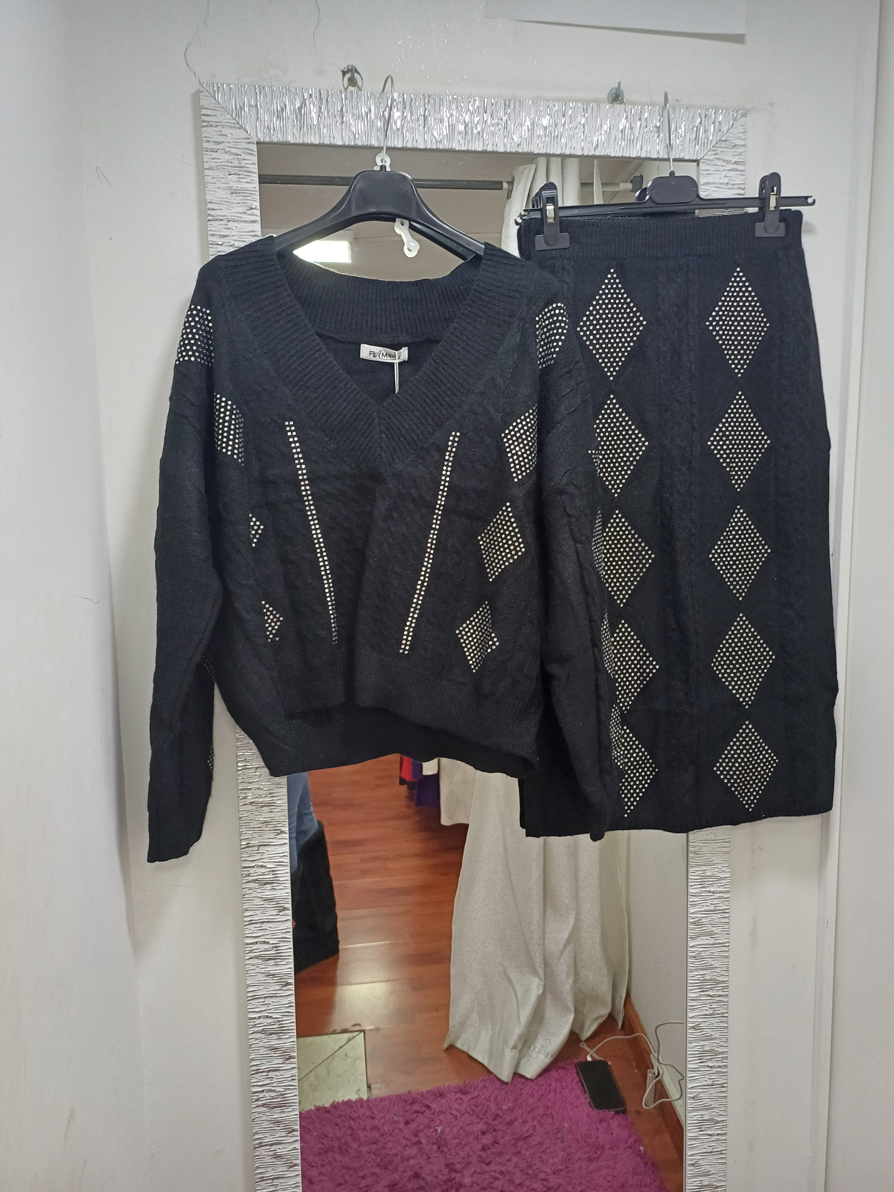 coordinato maglia e gonna