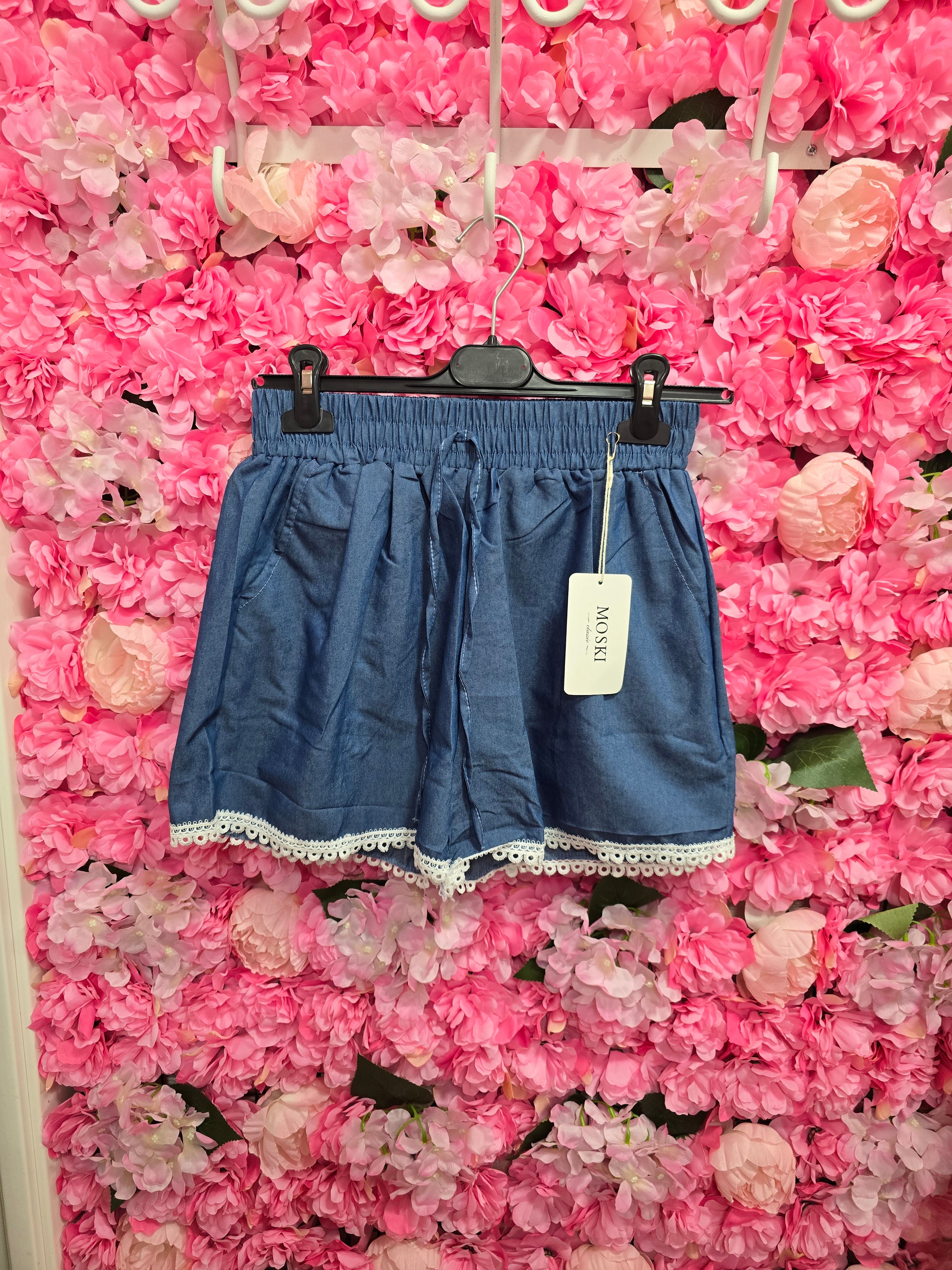 Pantaloncino in denim