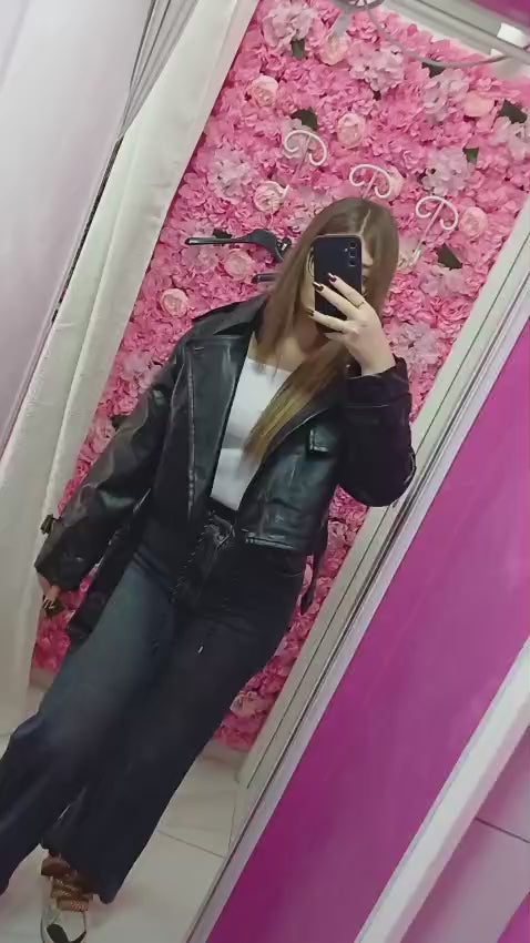 Chiodo in pelle
