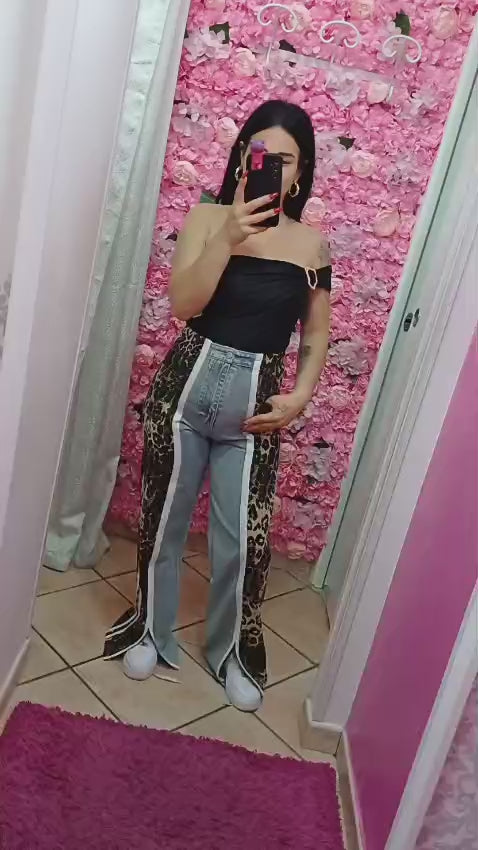 Jeans leopard