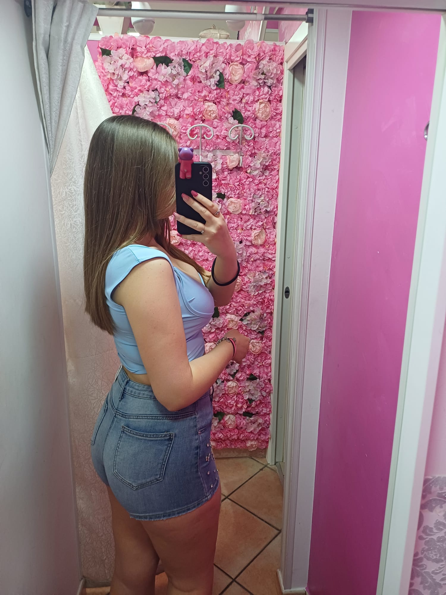 Pantaloncino fiore