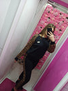 Coordinato in tuta leopardato