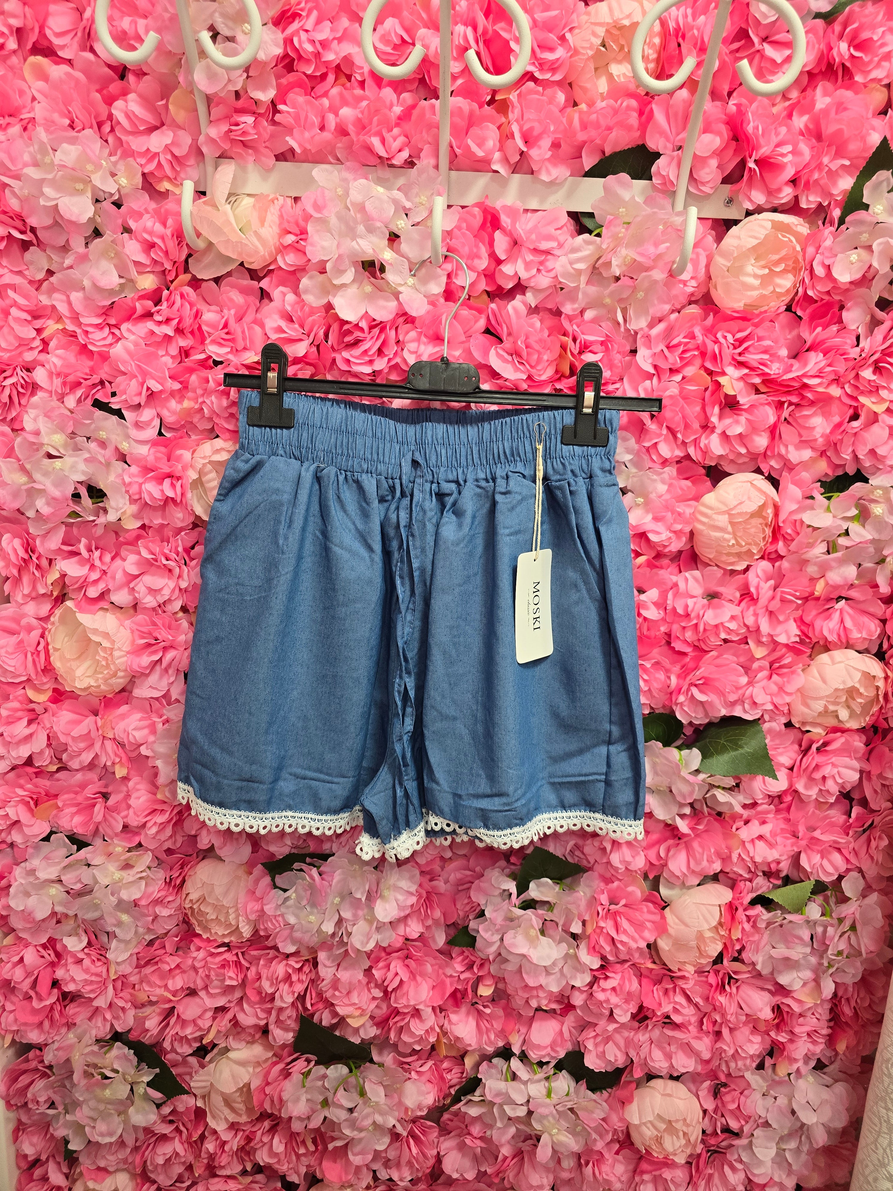 Pantaloncino in denim