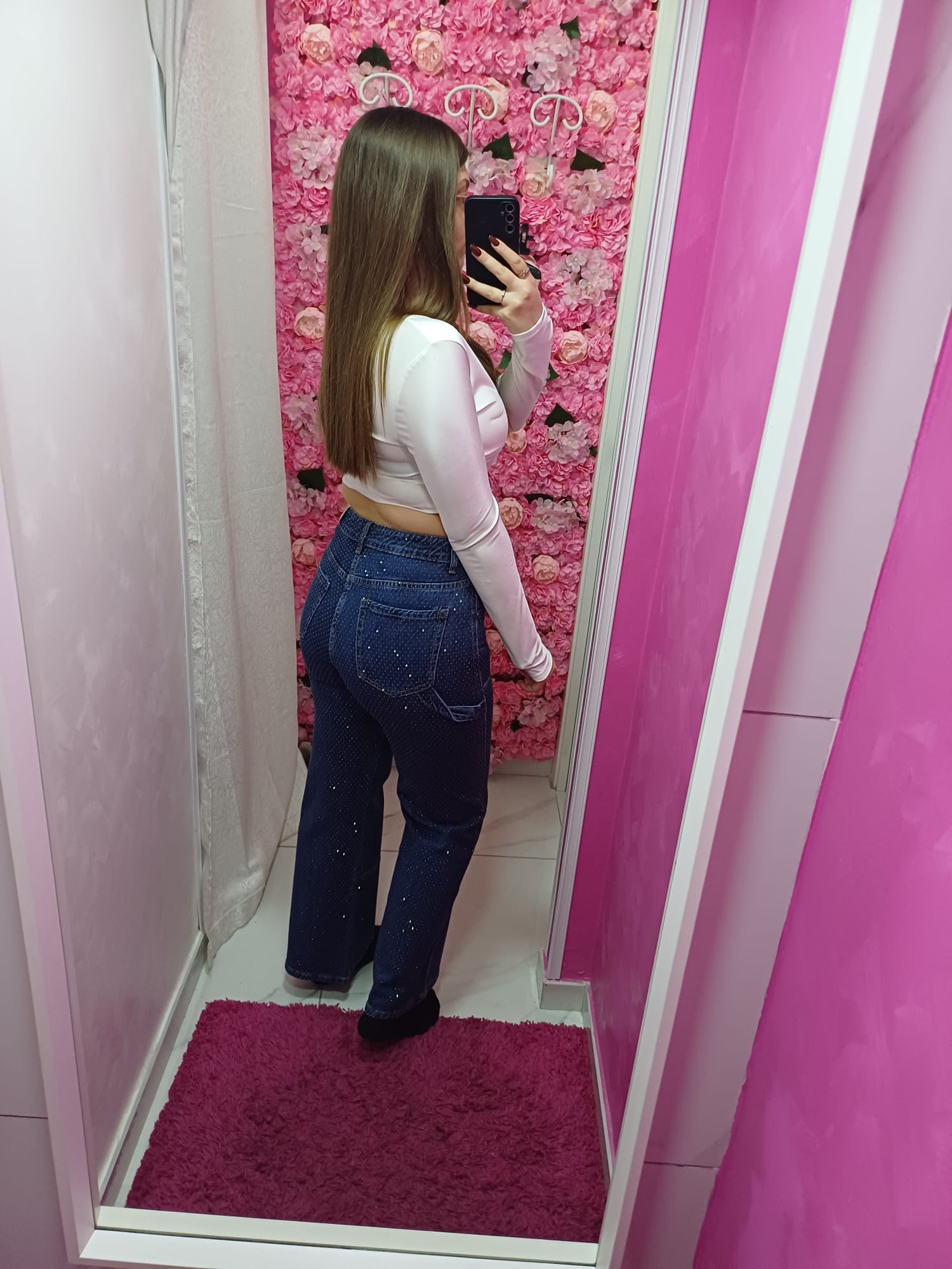 Jeans brillantinato