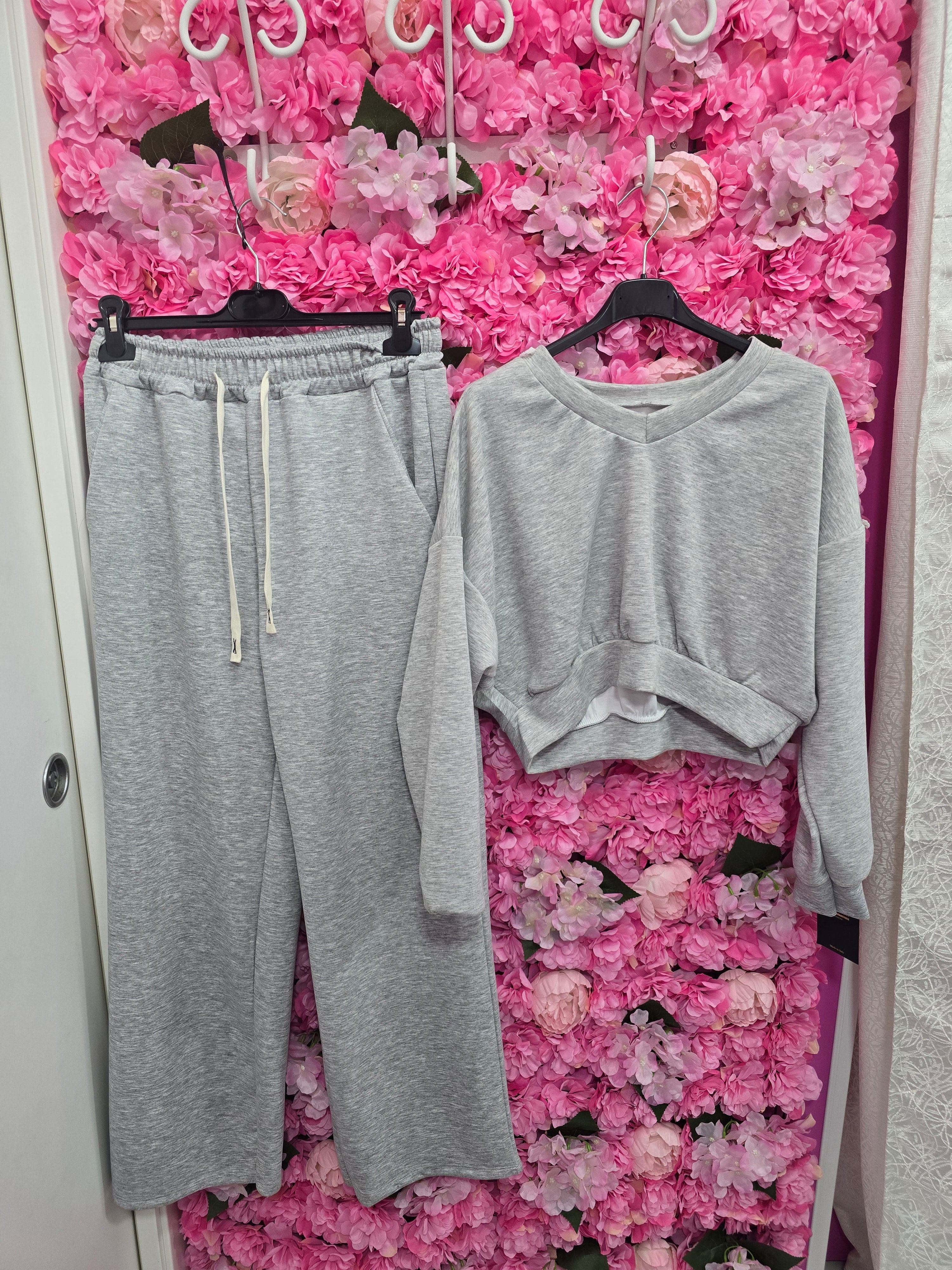 Coordinato in tuta crop