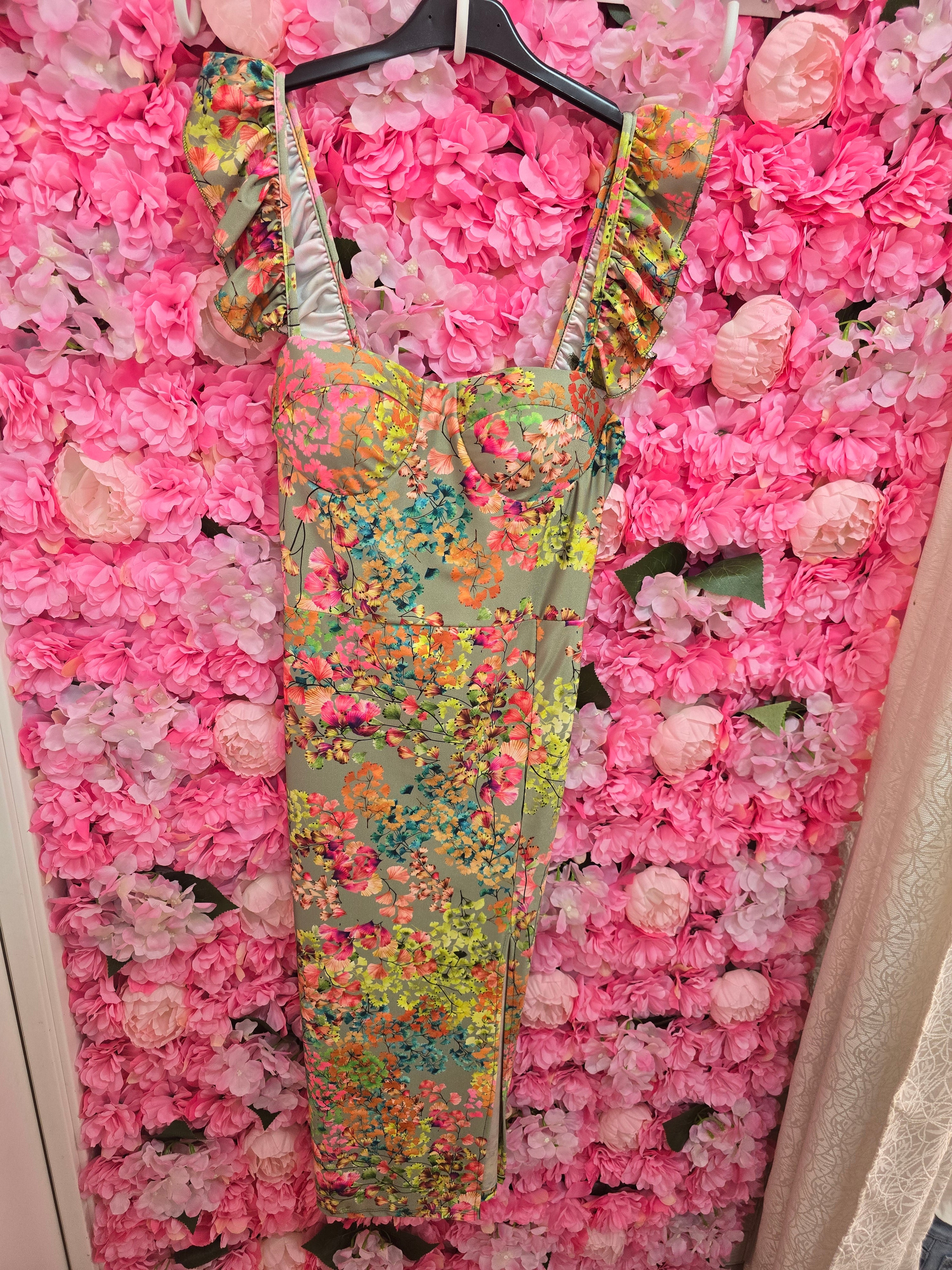 Abiti Flor con spacco